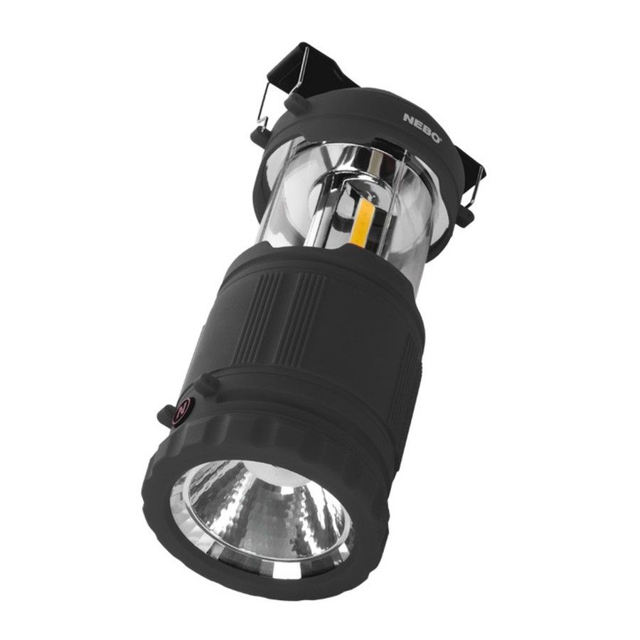 NEBO 300 Lumens Gray Poppy Lantern And Spotlight