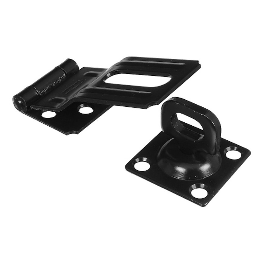 3-1/4" Black Swivel Hasp