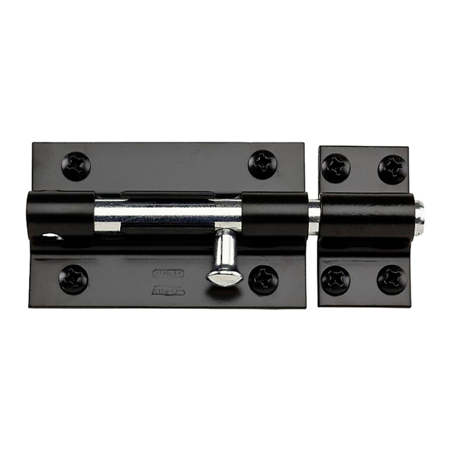 5" Black Extra Heavy Duty Barrel Bolt