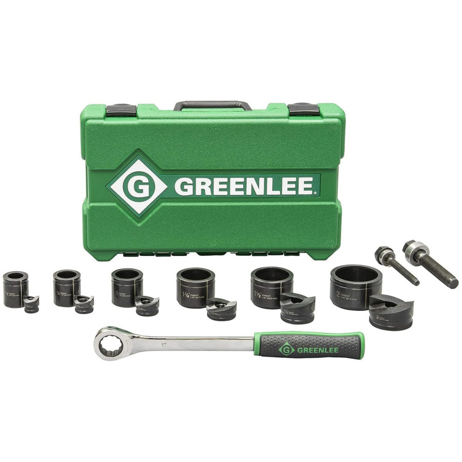 GreenLee 1/2" to 2" Knockout Punch Kit