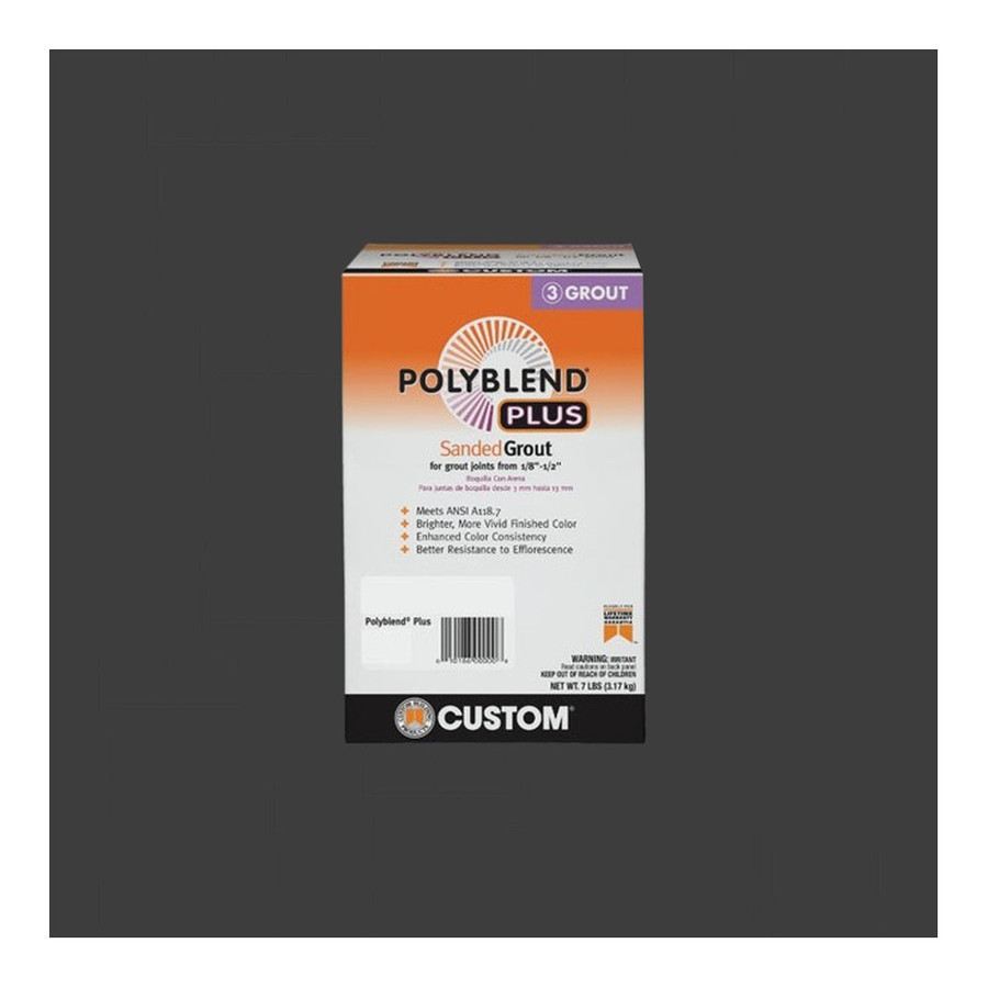 Polyblend 7 lb. Charcoal Sanded Tile Grout