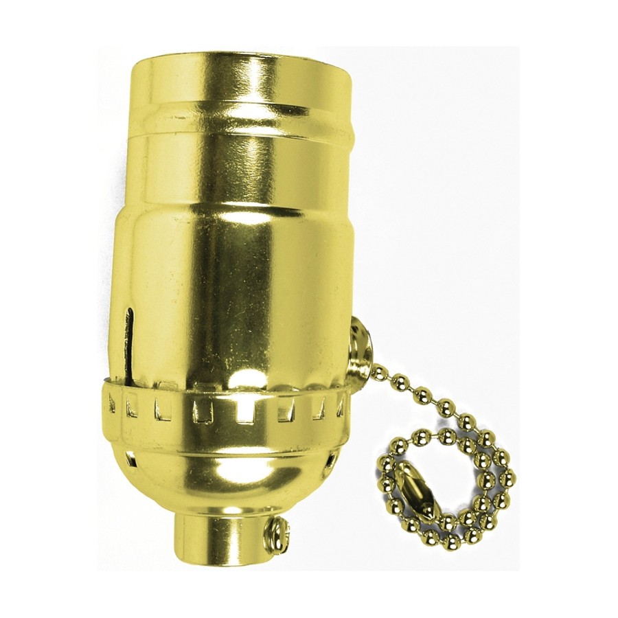 250V Brass Pull Chain Lamp Socket