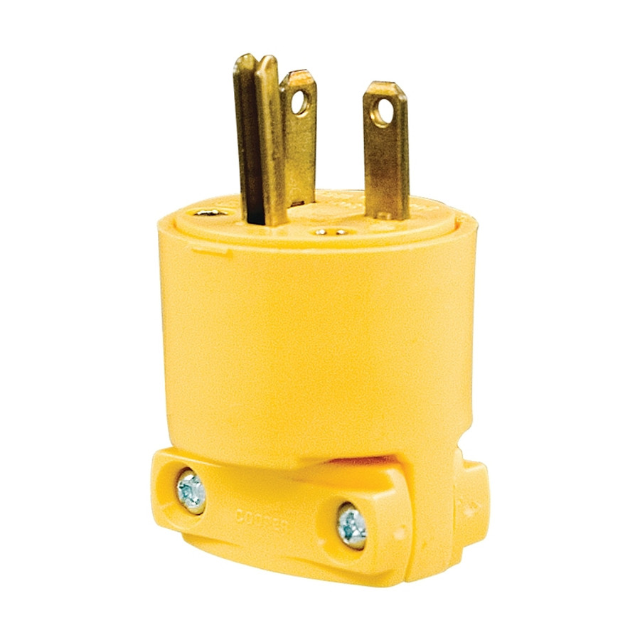 20A 125V 2-Pole NEMA 5-20R Male Plug End