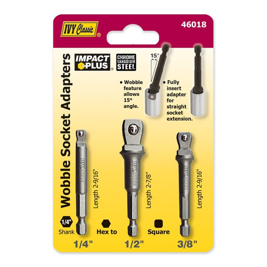 Wobble Socket Adapters (Set of 3)