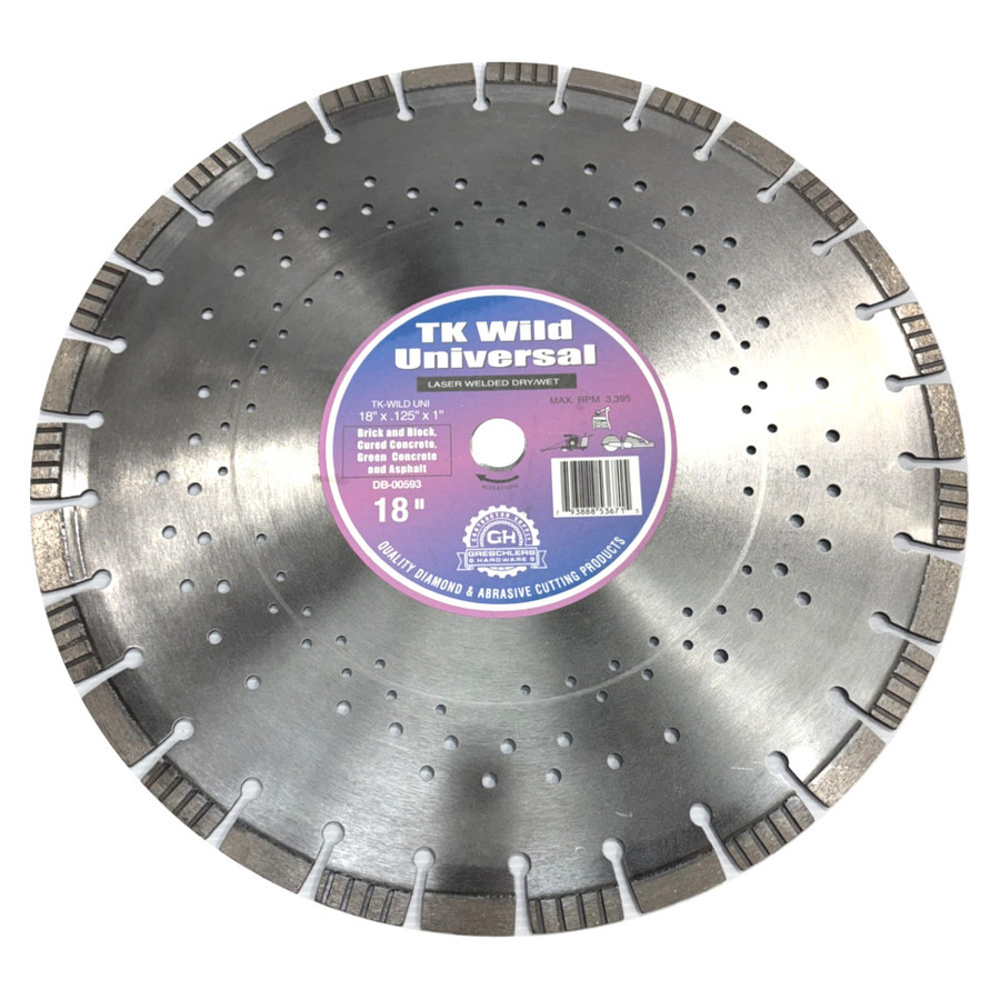 18" X 1" Asphalt And Masonry Diamond Blade