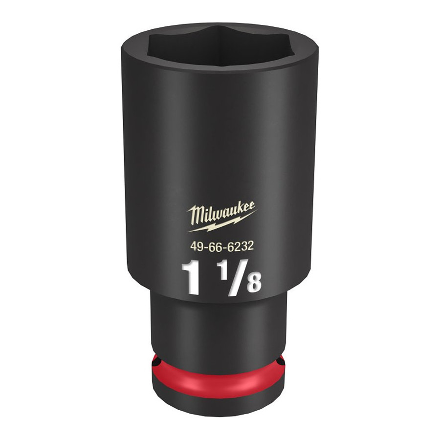 1/2" Drive X 1-1/8" Deep S.A.E. Impact Socket