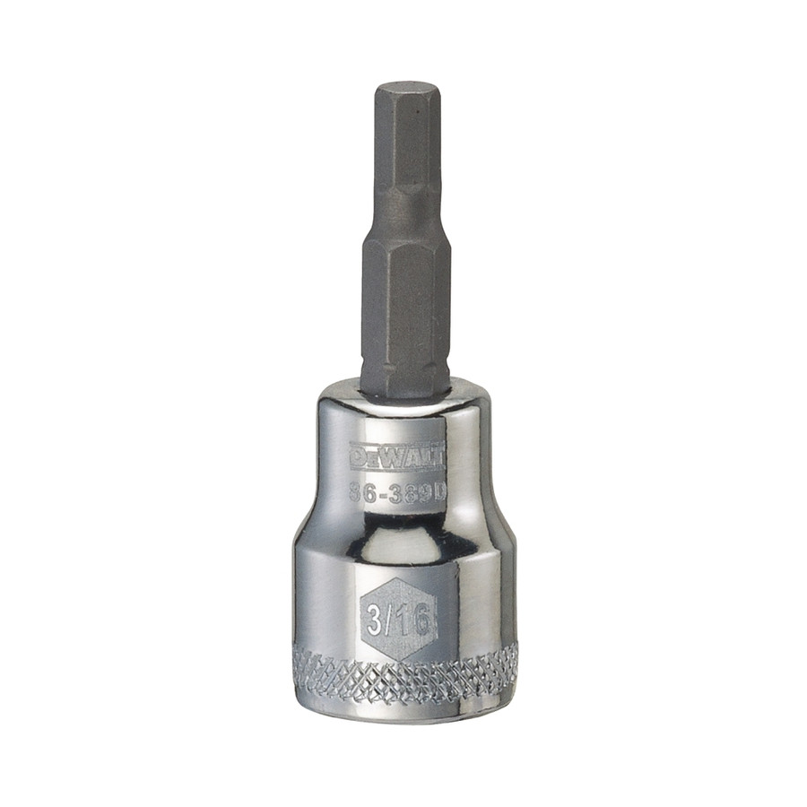 3/8" Drive X 3/16" S.A.E. Hex Bit Socket