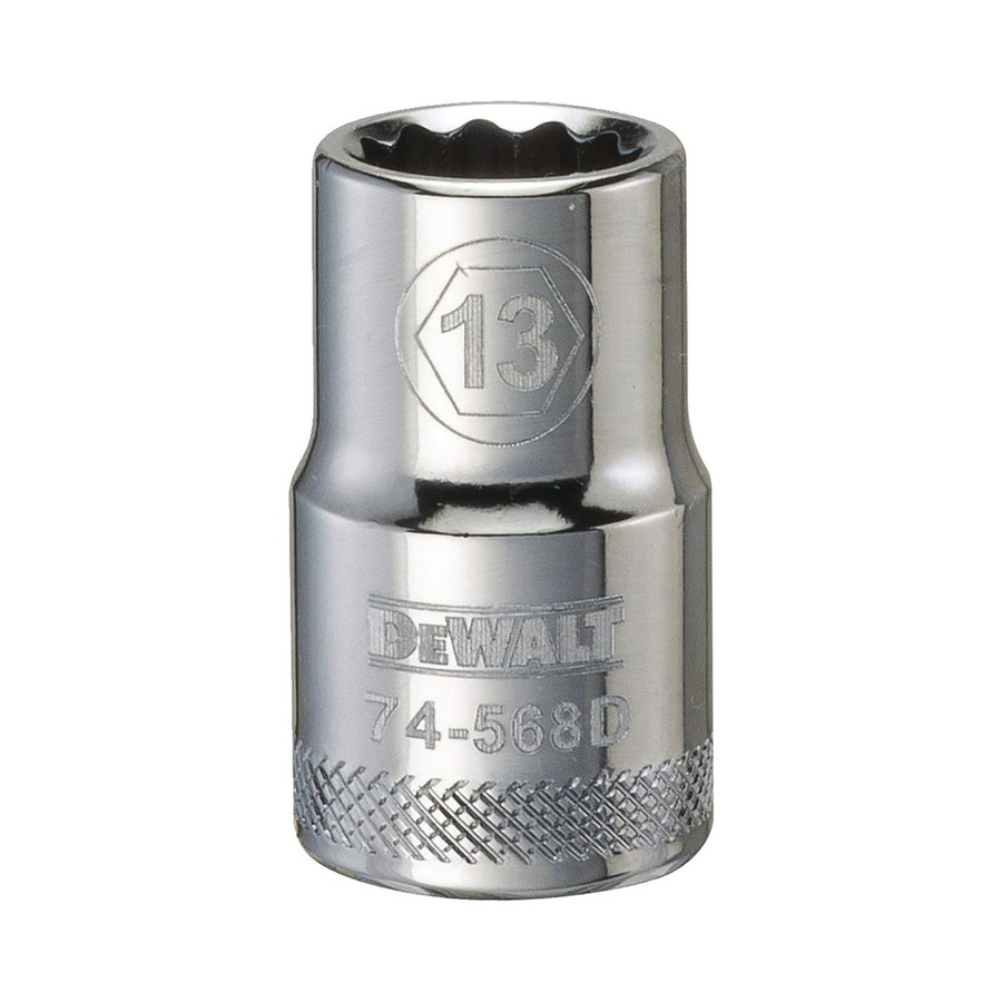 1/2" Drive X 13 mm Shallow Metric Socket