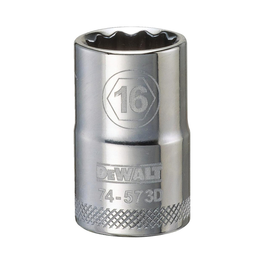 1/2" Drive X 16 mm Shallow Metric Socket