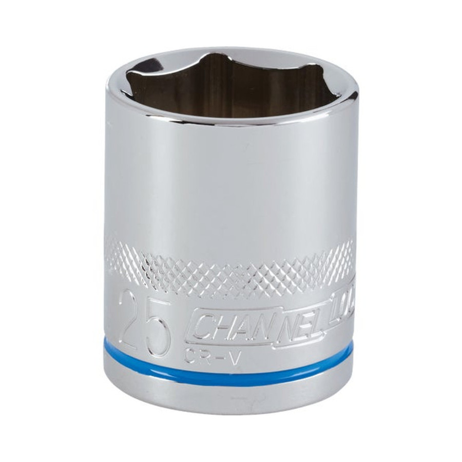 1/2" Drive X 25 mm Shallow Metric Socket