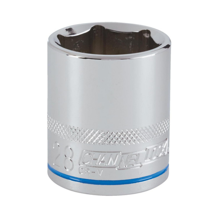 1/2" Drive X 28 mm Shallow Metric Socket
