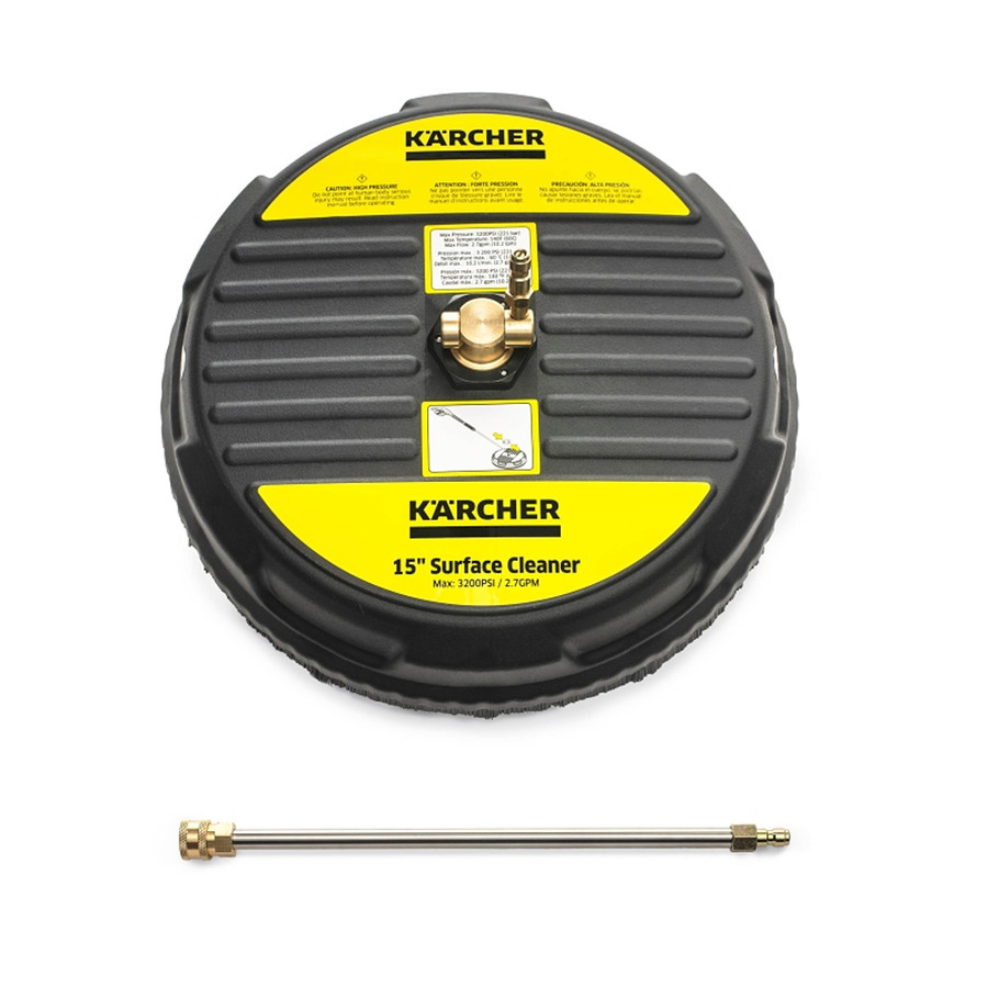 15" Pressure Washer Surface Cleaner Attachment Head