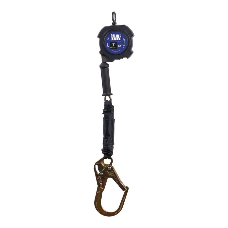 12' Leading Edge SRL Galvanized Cable With 2-1/4" Steel Rebar Hook
