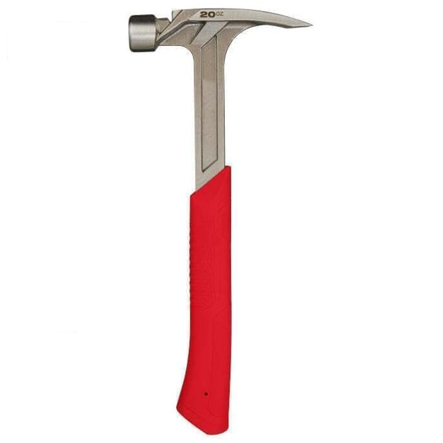 Milwaukee 20 oz Smooth-Face Rip Claw Hammer With Steel I-Beam Handle