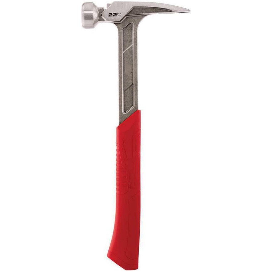 Milwaukee 22 oz Smooth-Face Framing Hammer With Steel I-Beam Handle