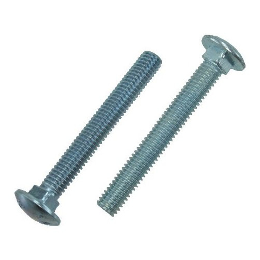 5/8"-11 X 7" Zinc Plated Square Neck Grade 2 Carriage Bolts (Pack of 12)