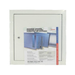 12" X 12" White Prime Coated Steel Fire Rated Uninsulated Access Door
