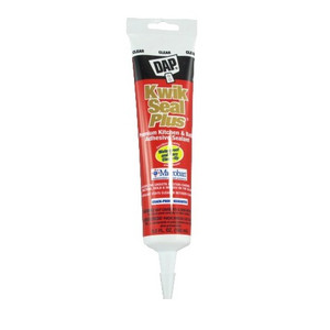 5.5 oz. Clear Kwik Seal Premium Kitchen & Bath Adhesive Sealant Squeeze Tube