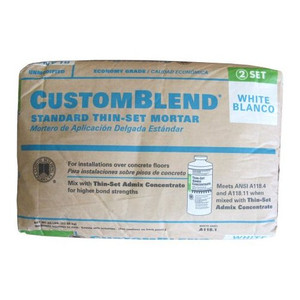 50 lb. White Standard Thin Set Mortar
