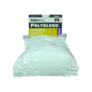 7 lb. Polyblend Bright White Sanded Tile Grout