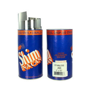 6" X 50" .008 Stainless Steel Shim Stock (SSN8)