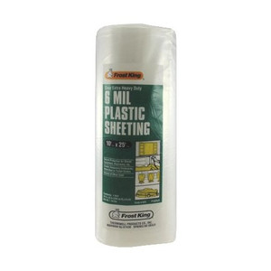 10' X 25' 6-Mil Clear Plastic Sheeting