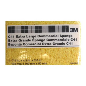 7.5" X 4.3" X 2" Extra Large Commercial Sponge (# C41)