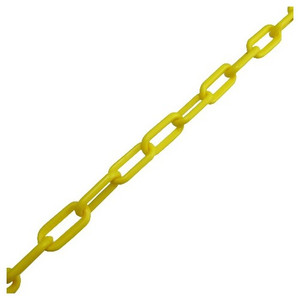 # 8 Yellow Plastic Chain (Per ft.)