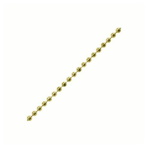 # 6 Brass Beaded Chain (Per ft.)