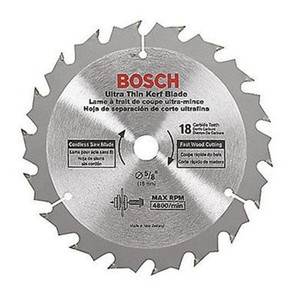 5-3/8" X 18 Tooth Bosch Carbide Circular Saw Blade