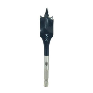 3/4" X 4" Stubby Flat Zip Bit
