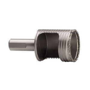 1" Diamond Grit Holesaw (1 Piece w/ Arbor)