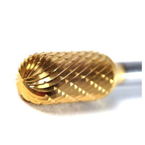 3/8" Non-Ferrous Cylinder / Radius End Carbide Burr