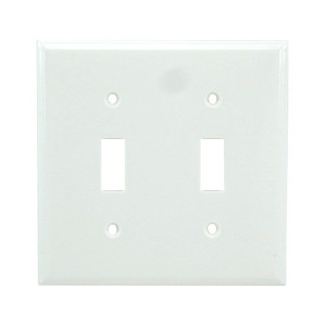 Double Toggle White Plate