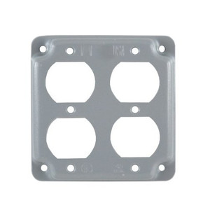 4" Double Duplex Cover