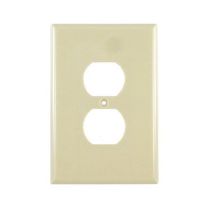 Jumbo Ivory Duplex Plate