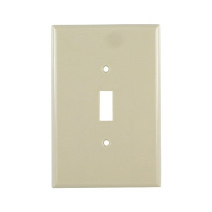 Jumbo Ivory Toggle Plate