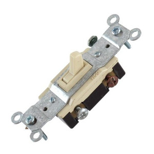 Ivory 3-Way Toggle Switch
