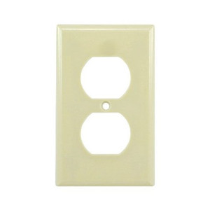 Ivory Single Gang Outlet Plate