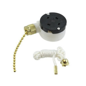 6 Amp 3-Speed Pull Chain Switch