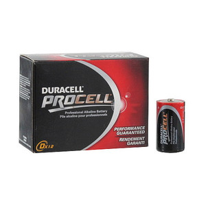 Duracell "D" Alkaline Batteries (Pack of 12)