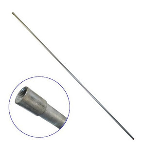 1/2" X 10' Threaded Aluminum Conduit Pipe w/ Coupler