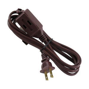 16/2 X 6' Brown Zip Cord