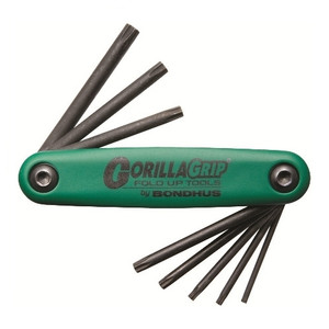 Tamper-Torx Key Gorilla Grip Set - TR-9 to TR-40 (8 Keys)