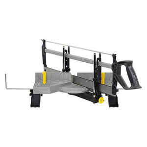 Adjustable Angle Clamping Miter Box w/ 22" Back Saw
