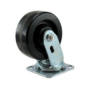 8" Heavy Duty Rubber Swivel Caster