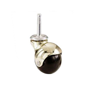 2" Brass Hooded Stem Casters (Pack of 2)