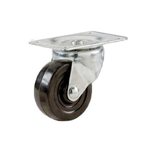 2-1/2" Rubber Swivel Plate Caster