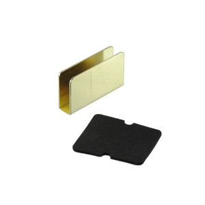 Brass Glass Door Strike (3 mm - 5 mm)