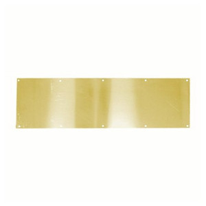 8" X 30" Brass Plated Kickplate